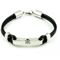Edelstalen As Armband (MCB047)